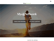 Tablet Screenshot of myonetwork.com